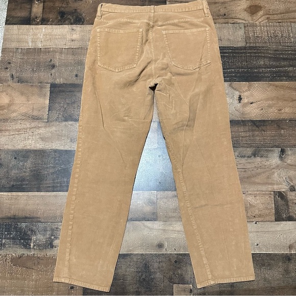 J. Crew Vintage Slim Straight Gold Corduroy Pants - Picture 6 of 7